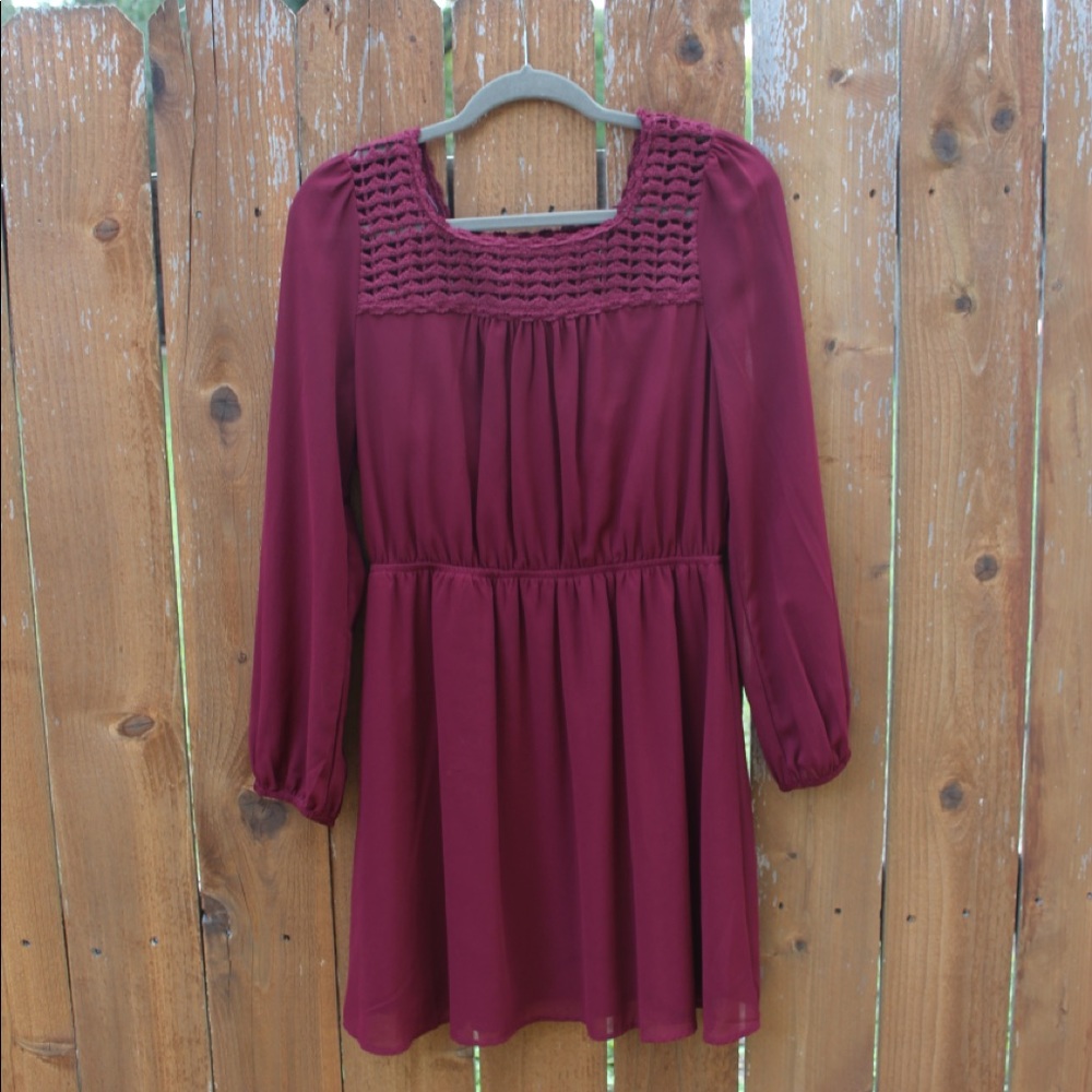Red dress size medium